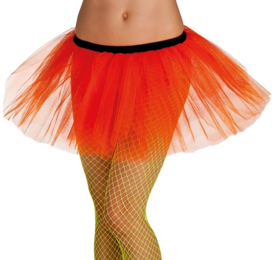 Tutu kort fluo oranje
