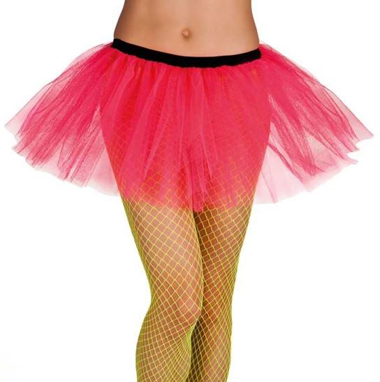 Tutu kort fluo roze