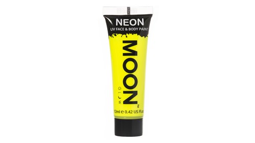 Body and face UV paint tube geel