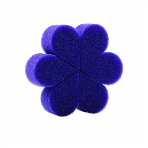 Grimeerspons latex bloem