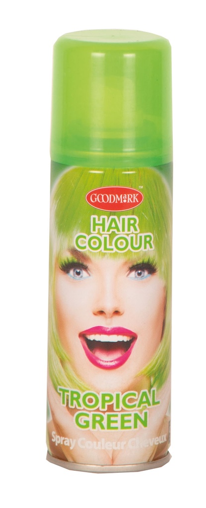 Haarspray fluo groen - Tropical green