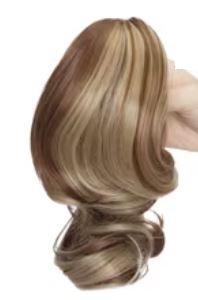 Haar extension blond-bruin