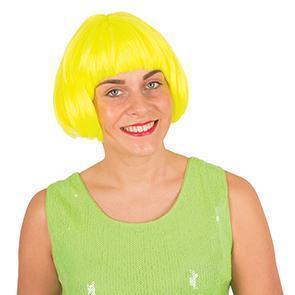 Pruik Carré geel