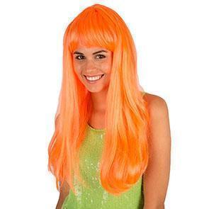 Pruik Pony oranje