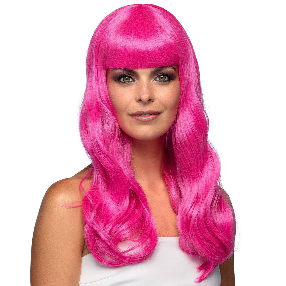 Pruik Astrid roze