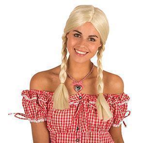 Pruik Tiroolse Ulrike blond