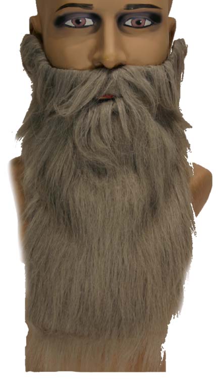 Baard lang grijs