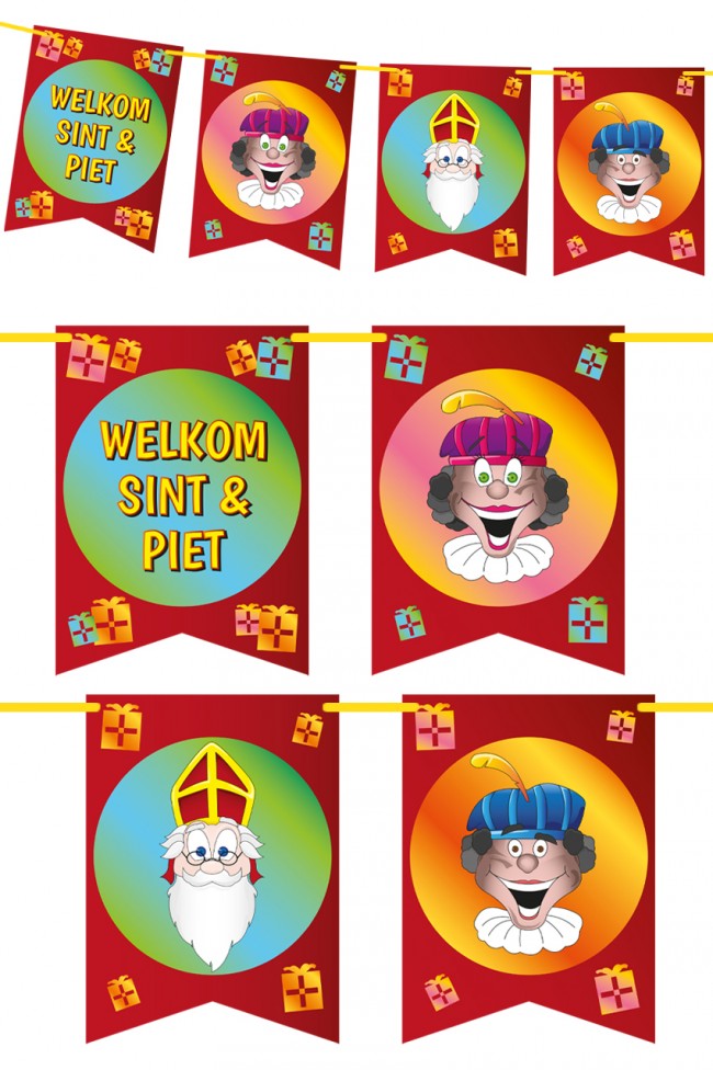 Vlaggenlijn Vaandel SINT EN PIET