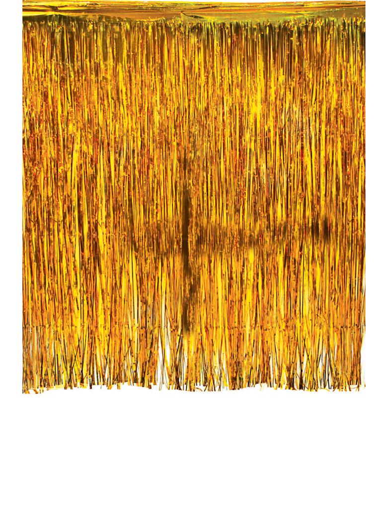 Foliegordijn goud 190 cm x 300 cm