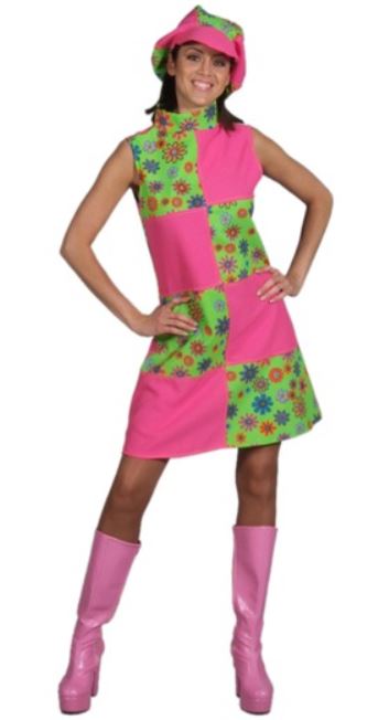 60s dame fluo fushia