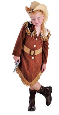 Cowgirl meisje bruin