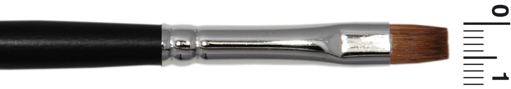 Penseel M6 Rood marterhaar plat 