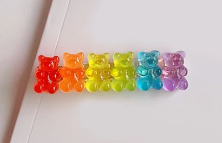 Haarspeld gummyberen