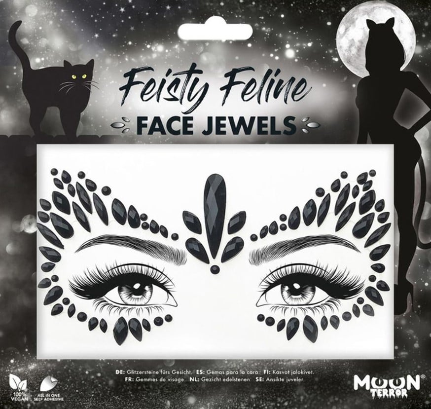 Face jewel Feisty Feline