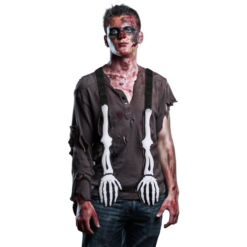 Bretellen skelethanden