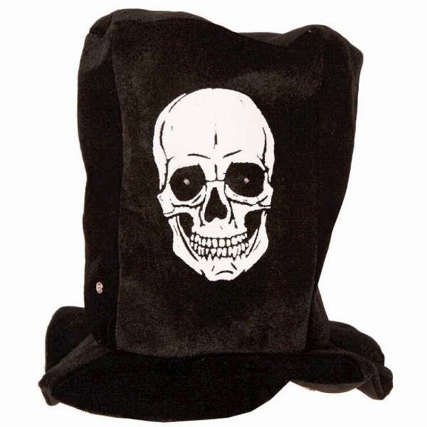 Halloweenhoed met schedel