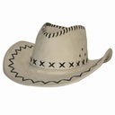 Cowboyhoed leerlintjes wit