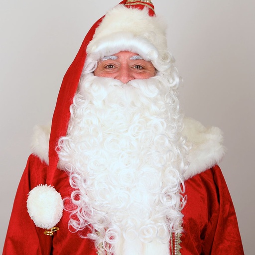 Kerstman III baard en pruik