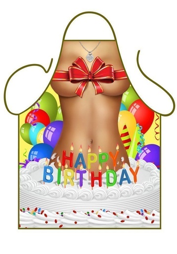 Schort ' HAPPY BIRTDAY' Girl