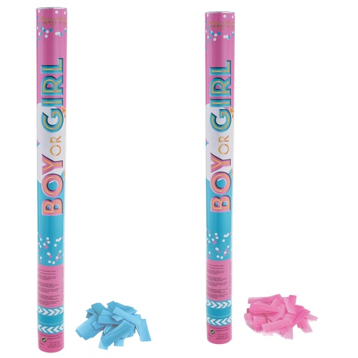 Confettikanon gender revael 60 cm 