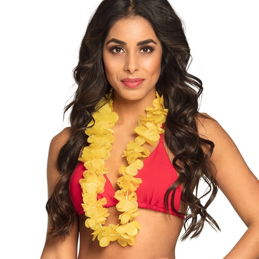 Hawaïkrans geel