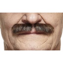 Snor Louis donkerbruin
