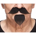 Snor met sikje Giovanni zwart