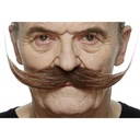 Snor bruin vergrijzend