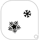MAKE-UP Template 36 Sneeuwvlokken