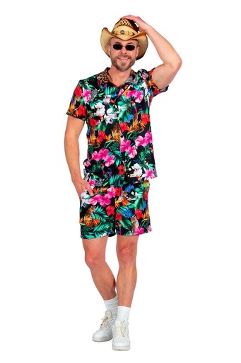 Zomerkostuum heren bloemen