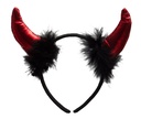 Diadeem duivel blinkend rood 
