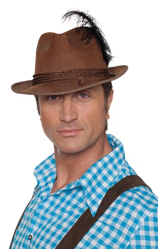 Oktoberfest hoed bruin