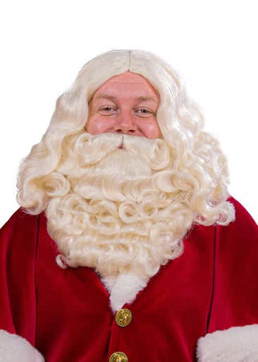 Kerstman V baard en pruik