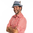 Tirolerhoed grijs