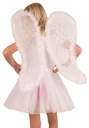 Vleugels Engel wit organza