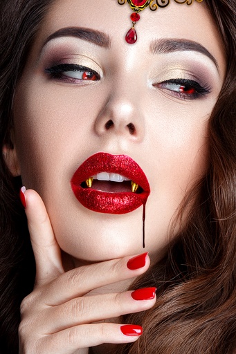 Vampierentanden goud