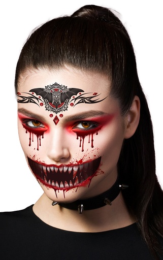 Tattoo vampieren gezicht