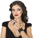 Kanten armband met vleermuis