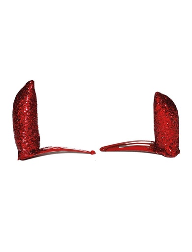 2 Haarspeldjes met duivelhoorntjes