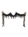 Deurdecoratie skelet met licht