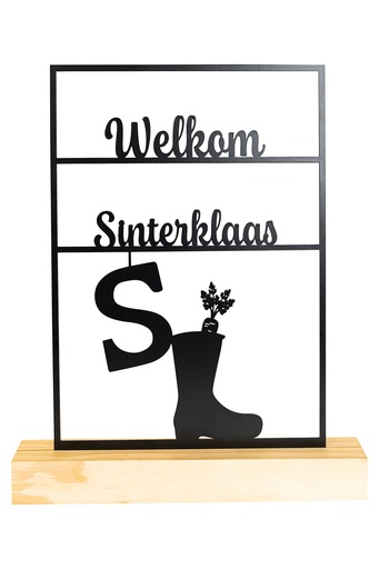 Metalen frame WELKOM SINTERKLAAS