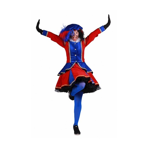 Mietenkostuum Madrid blauw - rood