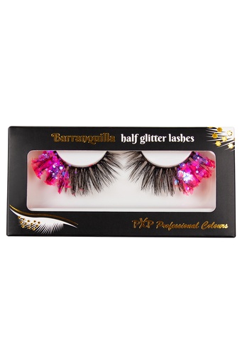 Wimpers roze glitter - PXP