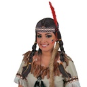 Indianenhoofdband met 1 veer