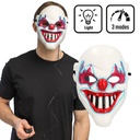 Halloweenmasker LED clown