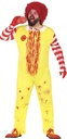Halloweenkostuum Burgerclown
