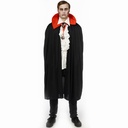 Dracula cape zwart rood