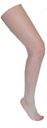 Netkousen dame wit