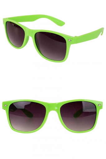 Bril Blues Brothers groen donker glas