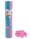 Confettikanon gender revael roze 20 cm